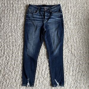 Buckle Black Ankle Skinny Jeans